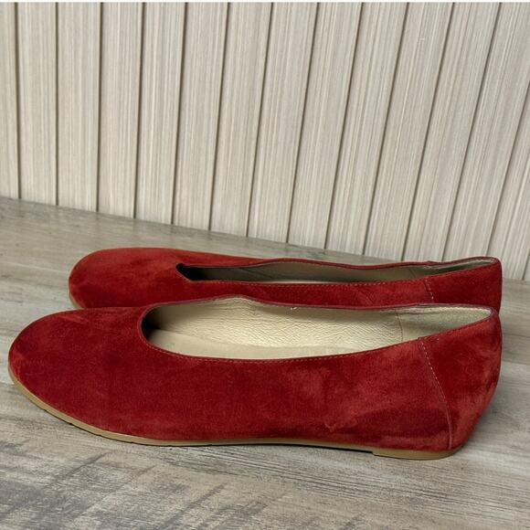 Eileen Fisher Una Hidden Wedge Ballet Flat in Red Cedar Size 9 - Picture 3 of 11